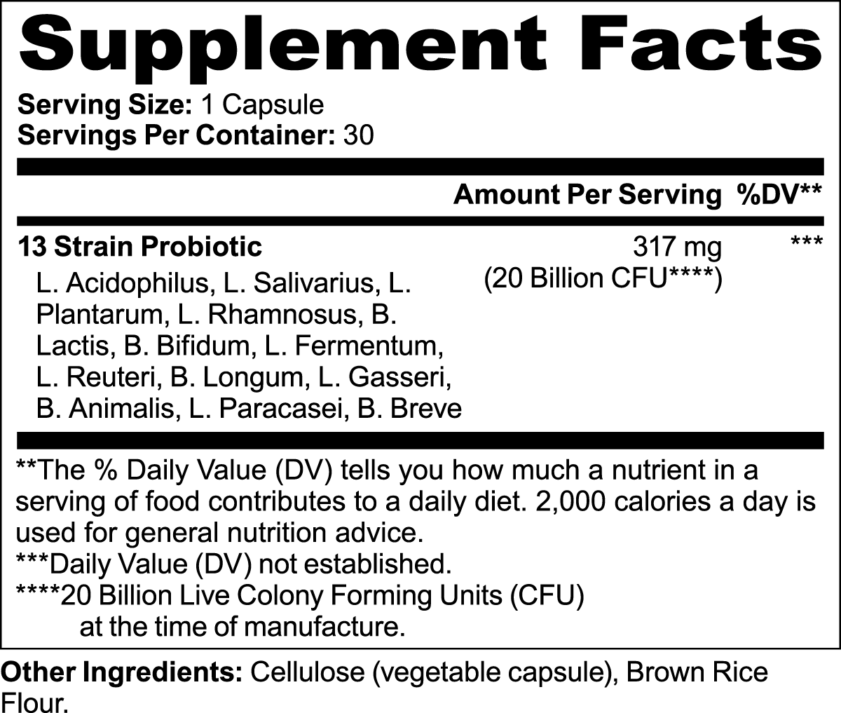 BloatLess - Probiotic Dietary Supplement