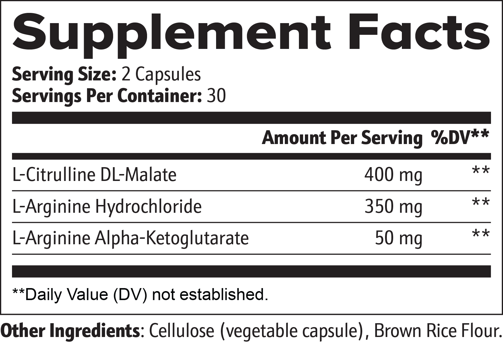 Metabolic Support - Nitric Oxide