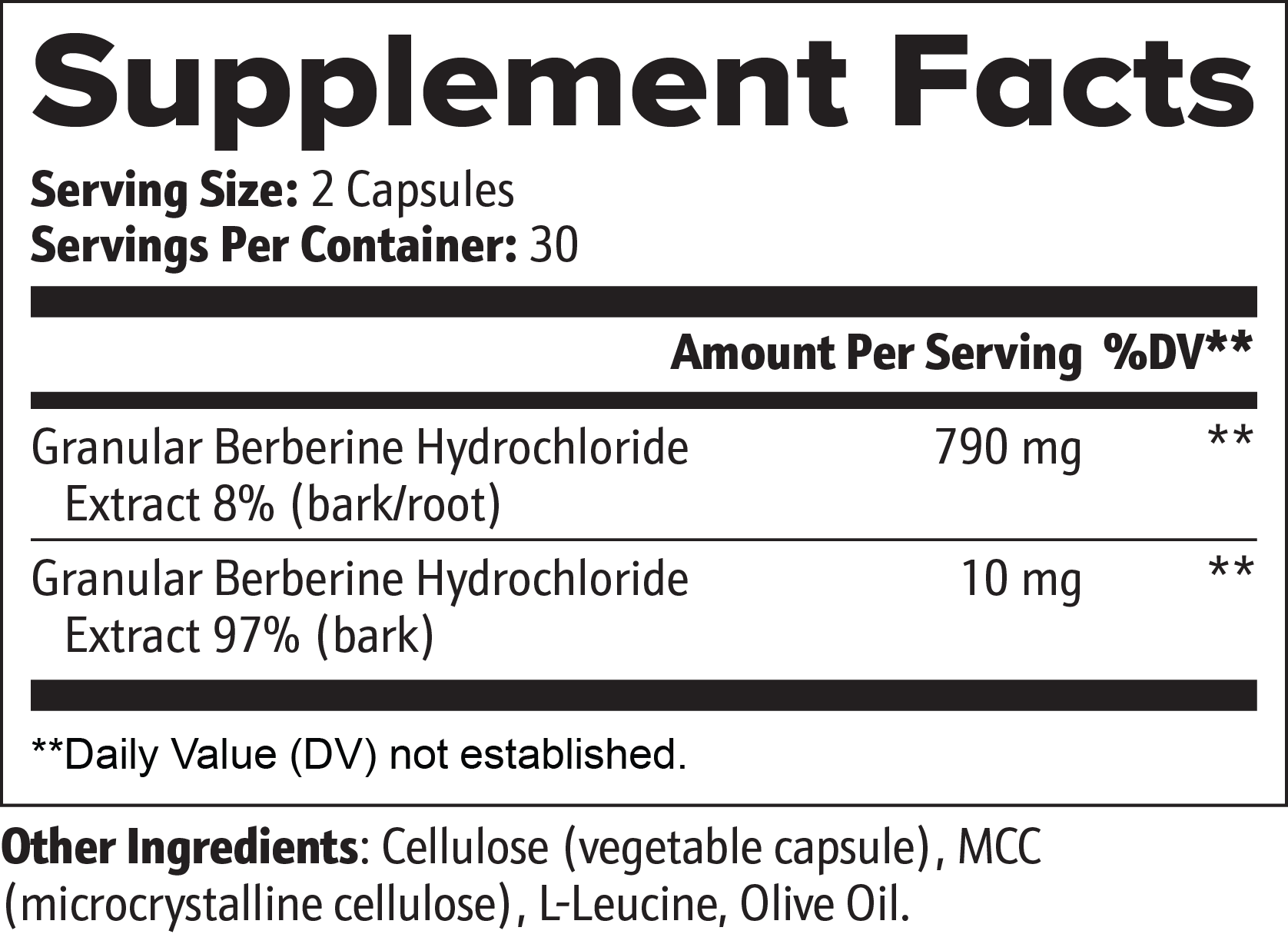 Sugar Control - Berberine