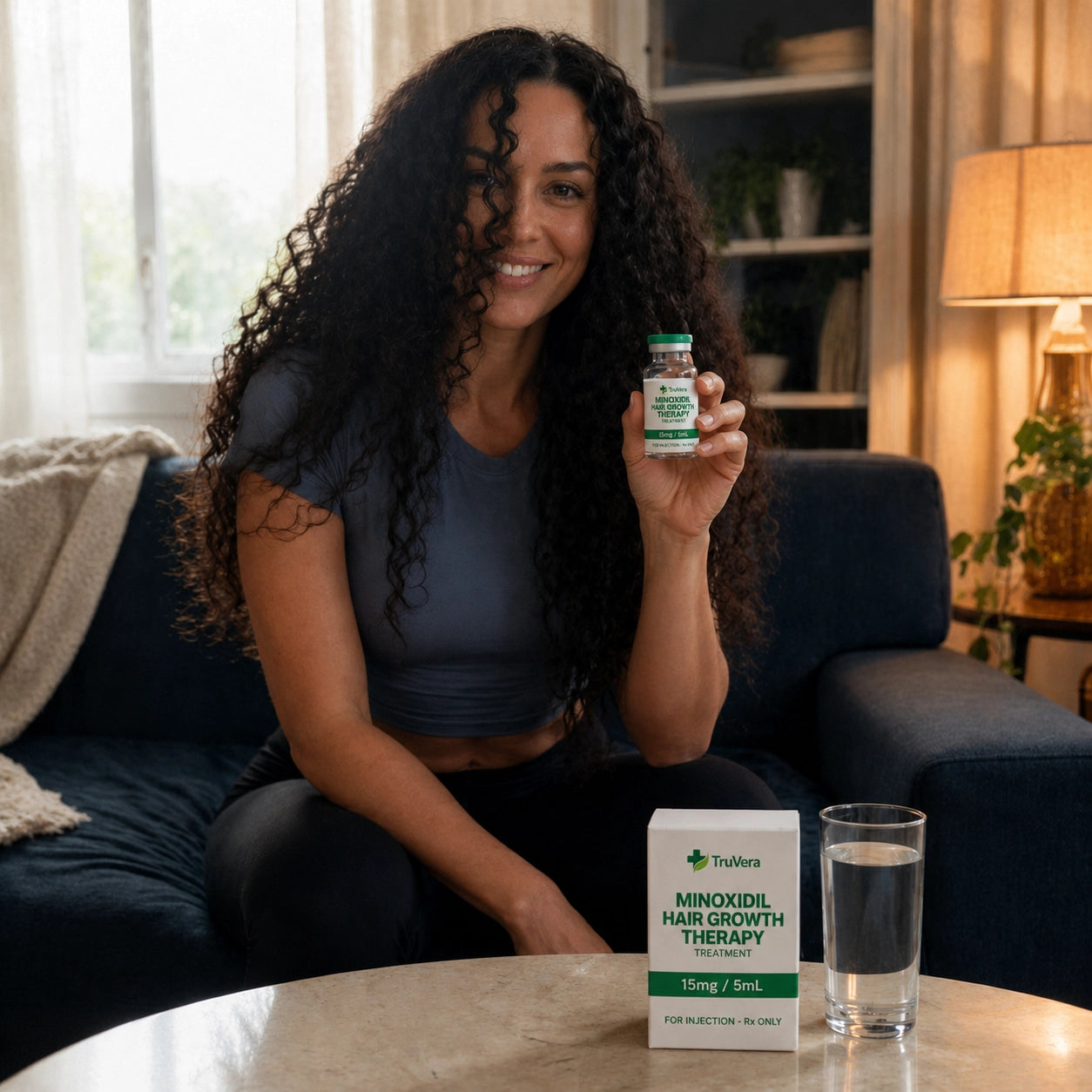 Truvera minoxidil hair regrowth telehealth program